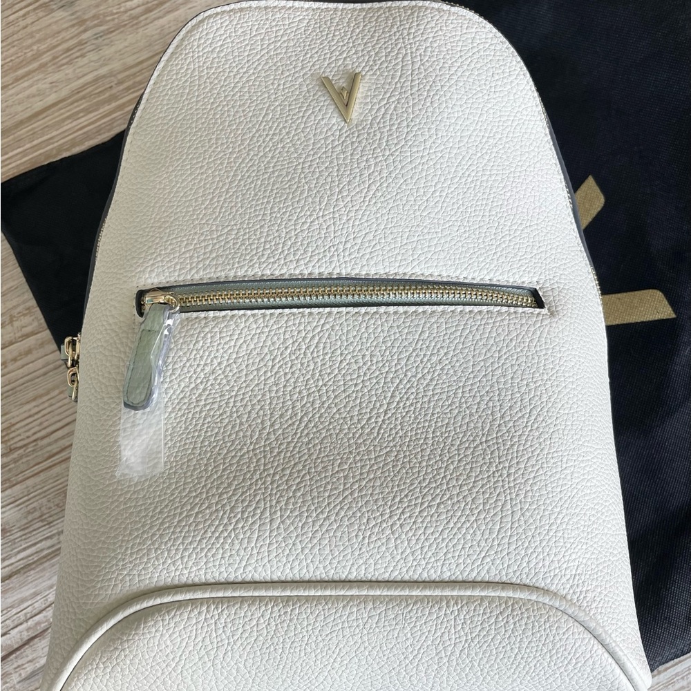 NWT Vanessa Williams Cream & Mint Backpack - Picture 8 of 14